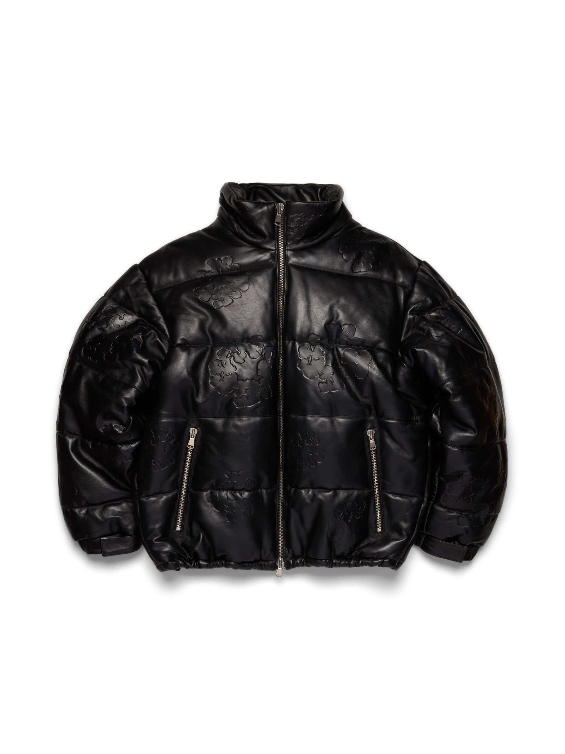 LEATHERPUFFER_BLACK_FRONT