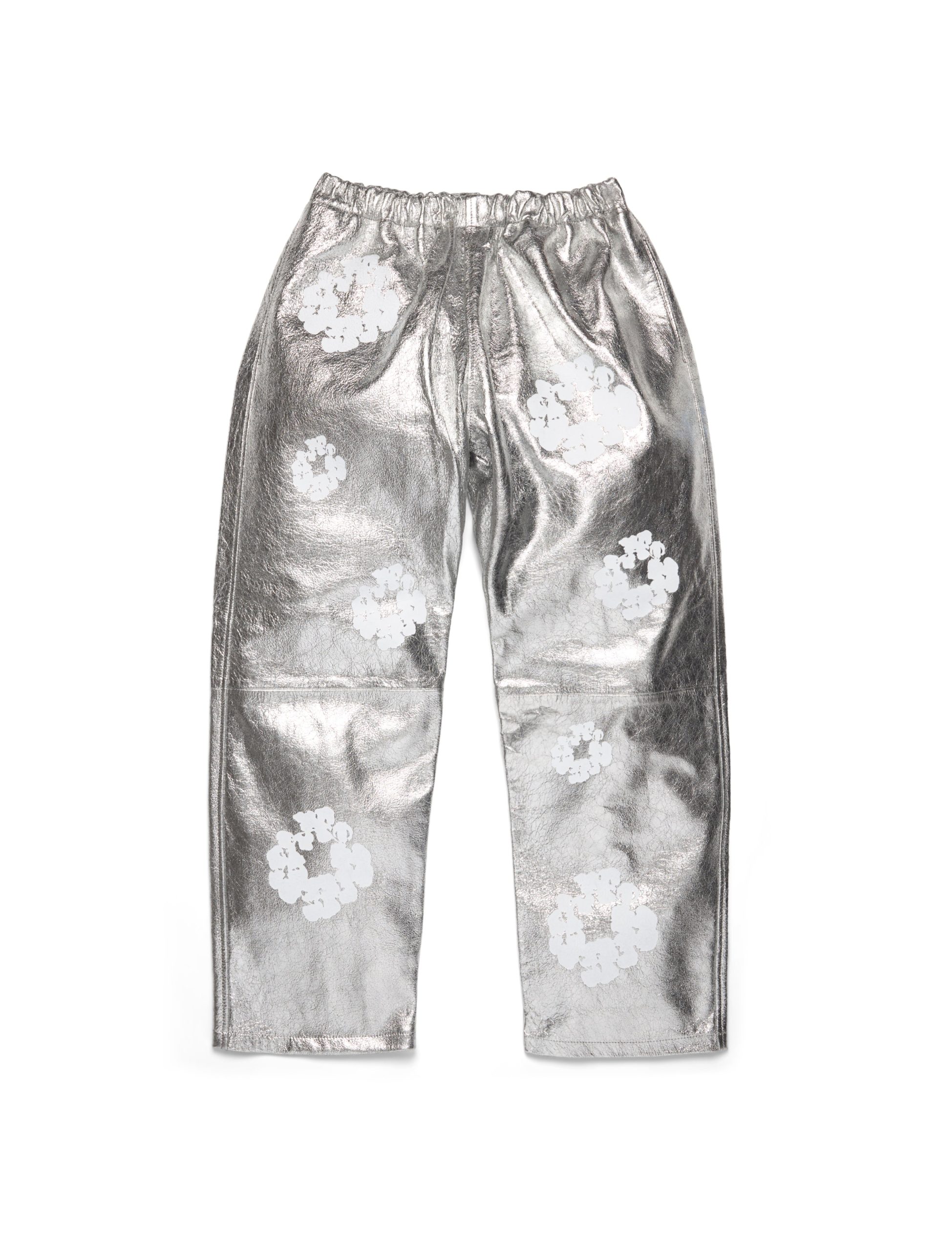 LeatherCottonWreathSweatpants-SILVER_FRONT
